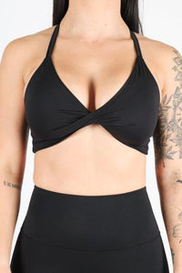 TWIST BRA - BLACK