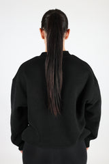CREW JUMPER - BLACK