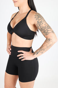 TWIST BRA - BLACK