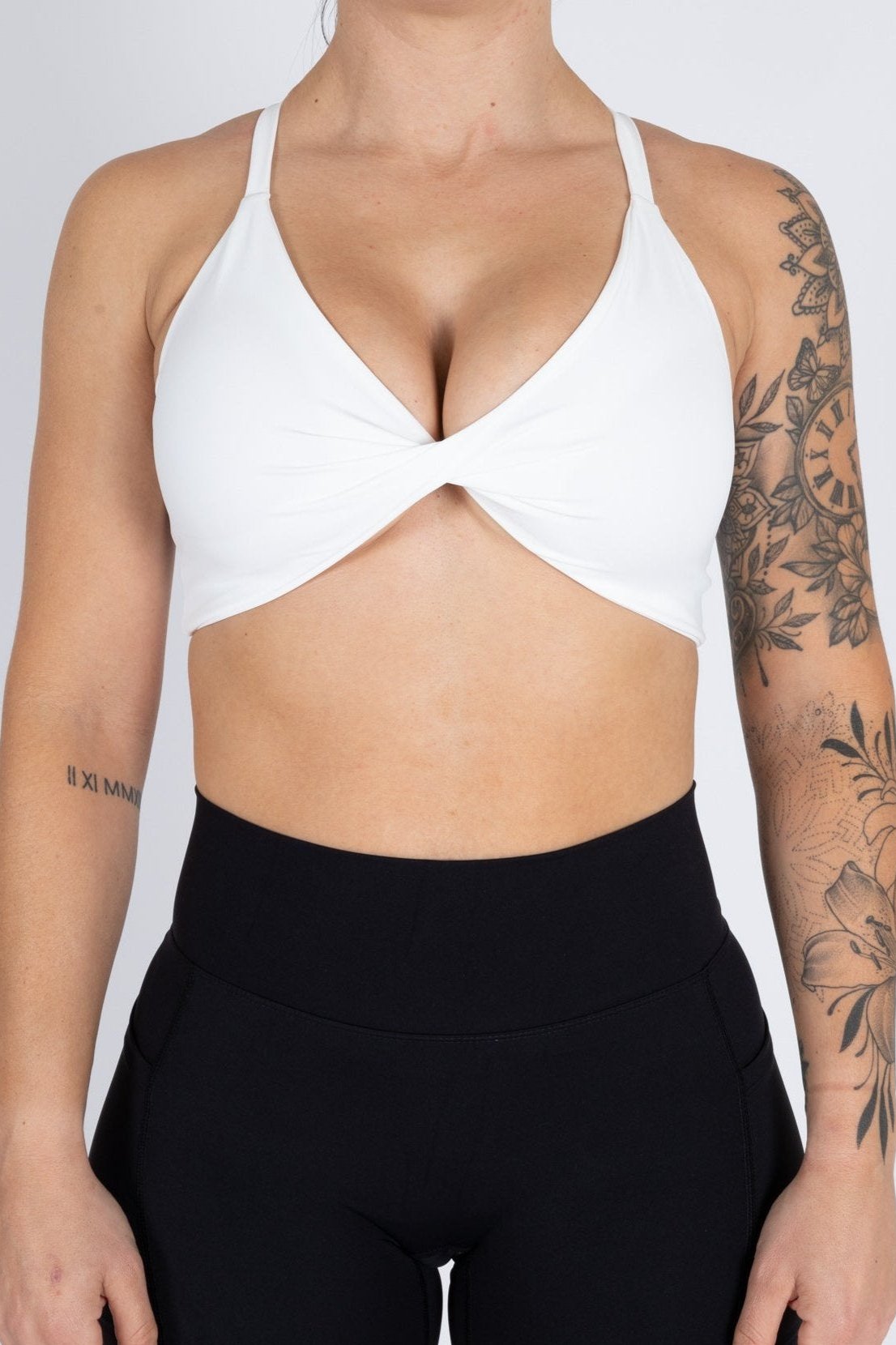 TWIST BRA - WHITE