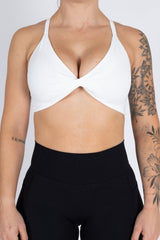 TWIST BRA - WHITE