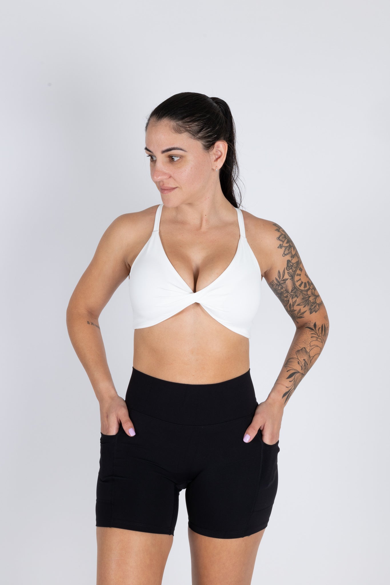TWIST BRA - WHITE