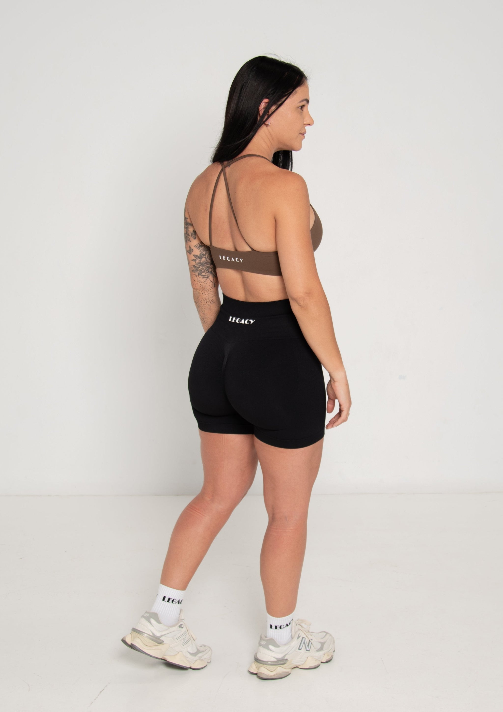 TWIST BRA - COFFEE