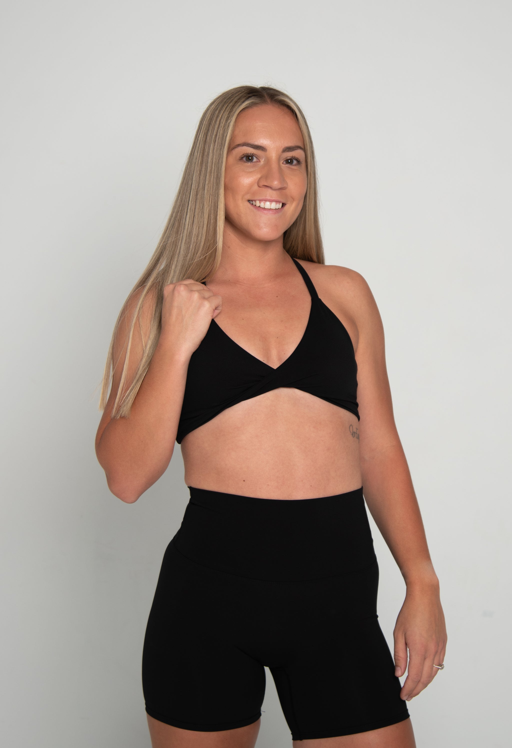 TWIST BRA - BLACK