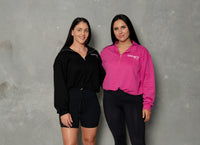QUARTER ZIP - FUCHSIA
