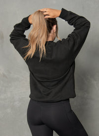 CREW JUMPER - BLACK