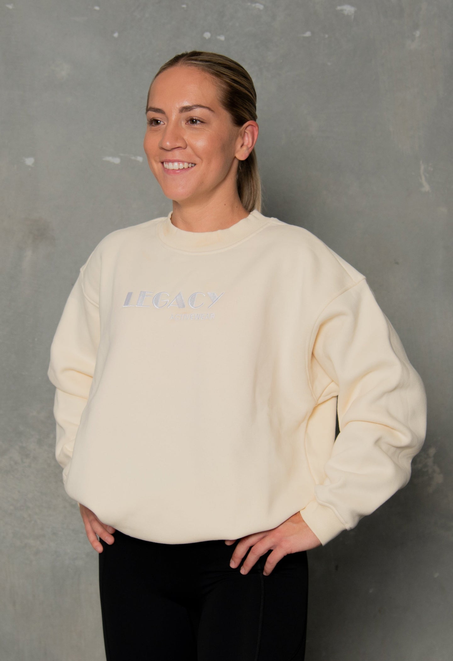 CREW JUMPER - SAND